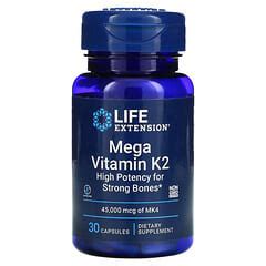 Life Extension, Mega Vitamin K2, 30 Capsules