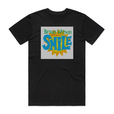 Brian Wilson Smile Album Cover T-Shirt Black