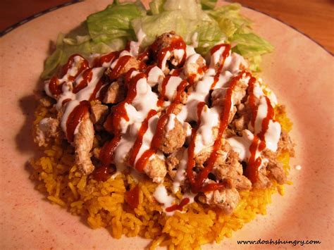 halal lamb over rice recipe