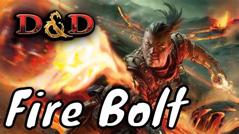 Fire Bolt Spell D&D 5E - YouTube