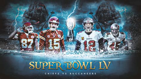 Download Super Bowl Lv Chiefs Vs Buccaneers Wallpaper | Wallpapers.com