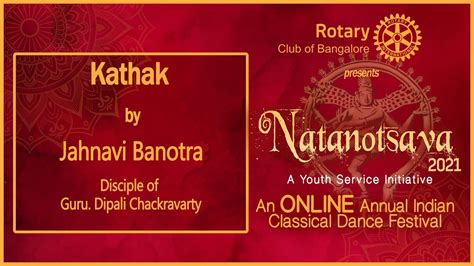 Jahnavi Banotra | Kathak | Natanotsava 2021 - YouTube