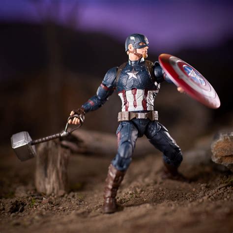 MARVEL Legends Captain America Worthy Avengers Endgame Walmart ...