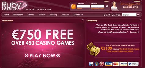 Ruby Fortune Casino NZD 750 Bonus - NZ - 2019