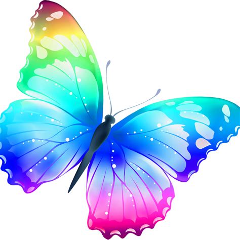 Butterfly Clip Art, Butterfly Drawing, Butterfly Pictures, Rainbow Butterfly, Butterfly Painting ...