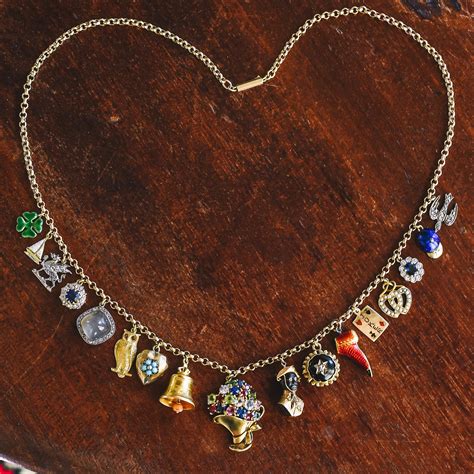 Antique Charm Necklace – Butter Lane Antiques