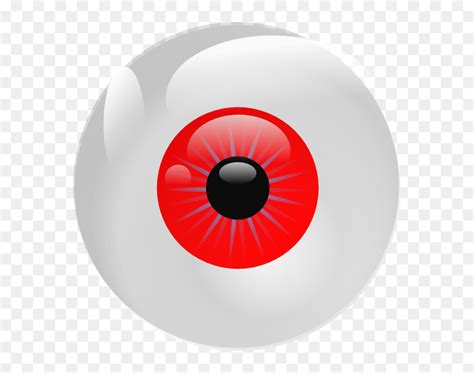 Red Eyeball Png - Red Eye Clip Art, Transparent Png - vhv