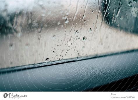 View from the car window in the rain - a Royalty Free Stock Photo from ...