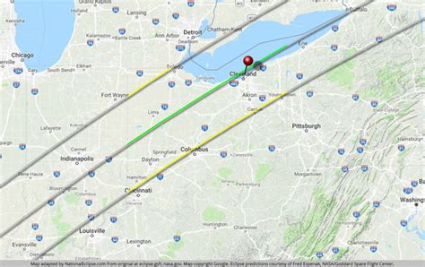 2024 Solar Eclipse in Cleveland, Ohio