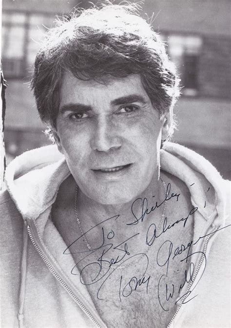 Anthony (Tony) George signed photo ACTOR Dark Shadows Soap Operas ...