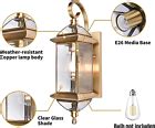 Copper Outdoor Wall Lights 18.5" H Porch Light Oil Rubbed Brass ...