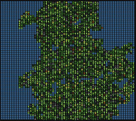 ASCII Map Generator by Nicholas Foo