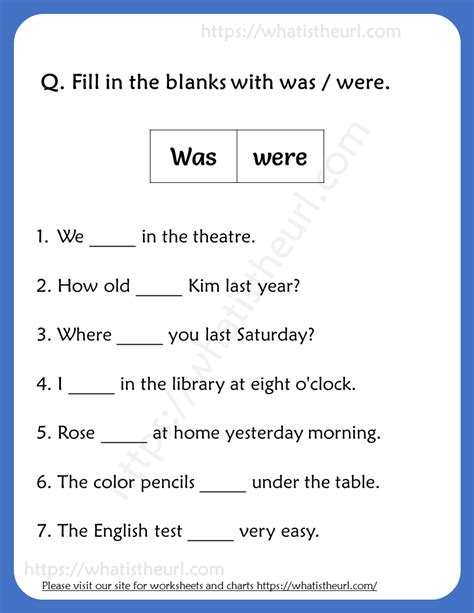 fill-in-the-blanks-with-was-or-were-worksheets-for-grade-3 - Your Home Teacher