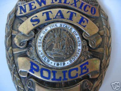 Vintage New Mexico State Police Badge Number 56 c. 1920 | #16467475