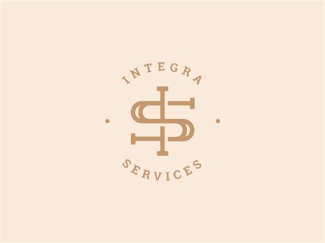 Integra Services Monogram by Vincent. M on Dribbble