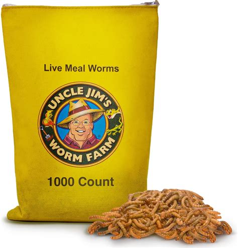 Premium Live Mealworms For Your Pets | Uncle Jim's Worm Farm