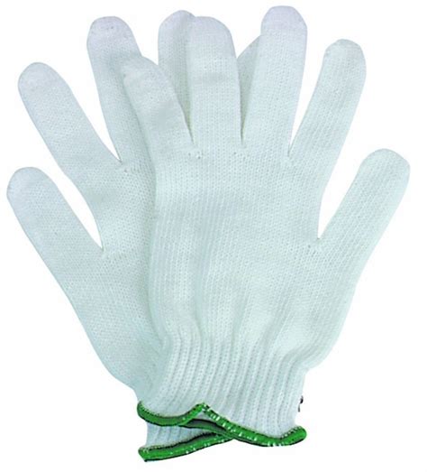 1 pair WHITE GLOVES Polypropylene Coated Light Duty String | Etsy