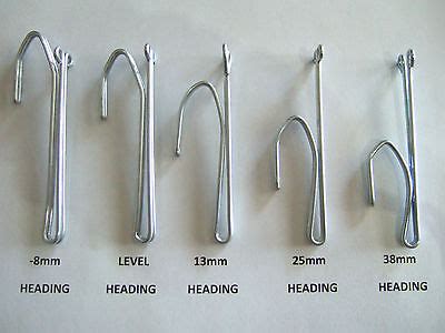 Pinch Pleat Curtain Hooks 5 Sizes Various Amounts With Registered Post