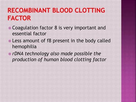 Applications of recombinant dna technology in pharmacy