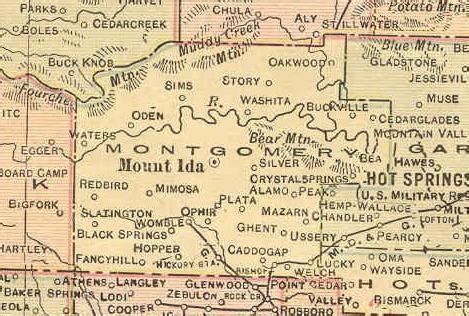 Mt Ida Arkansas Map - Ardisj Michelle