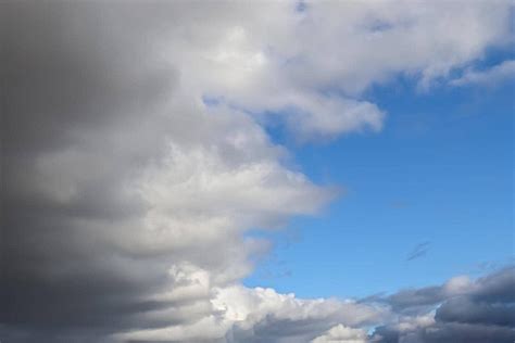 Mesmerizing Formation Of Dark Clouds Moments Before A Thunderstorm, Concept, Panoramic, Cloud ...