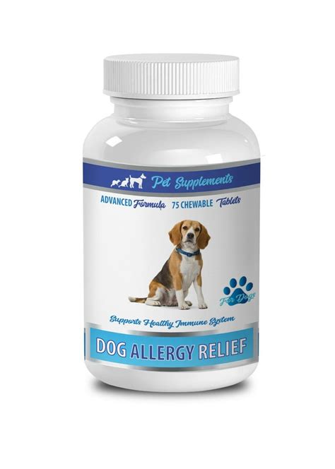 Best Pet Supplies, Quercetin for Dogs- Dog itching Skin Relief and Advanced Allergy Relief ...