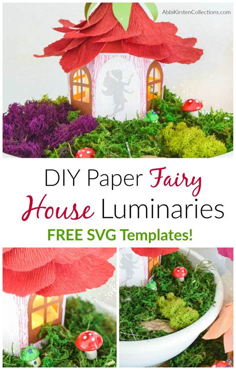 DIY Fairy House Luminaries (with Templates) | Abbi Kirsten Collection