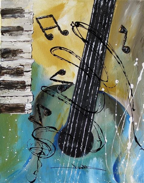 15 Ideas of Abstract Musical Notes Piano Jazz Wall Artwork