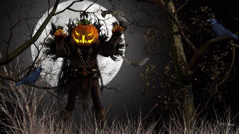 Pumpkin Monster Halloween HD desktop wallpaper : Widescreen : High ...