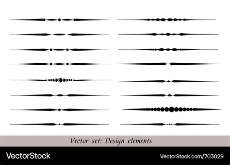 Text dividers set Royalty Free Vector Image - VectorStock