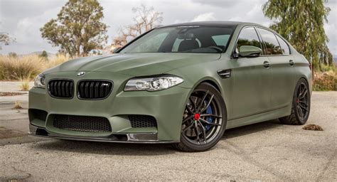 If Anything, A Matte Military Green BMW M5 Is Certainly Different | Carscoops