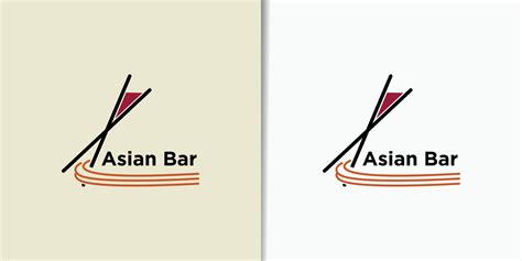 Asian bar and club logo vector, restaurant logo template 20125673 Vector Art at Vecteezy