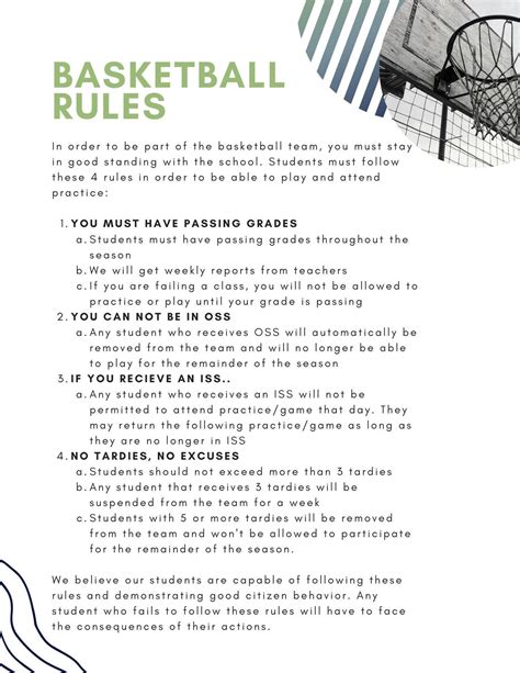 Rules and Guidelines for Basketball – Basketball – Minnesota Math and Science Academy