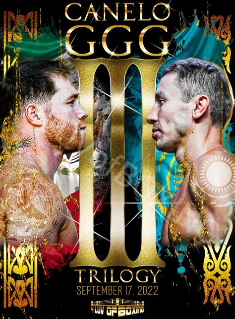 Canelo Alvarez vs Golovkin III 4LUVofBOXING Poster new Boxing gym wall ...