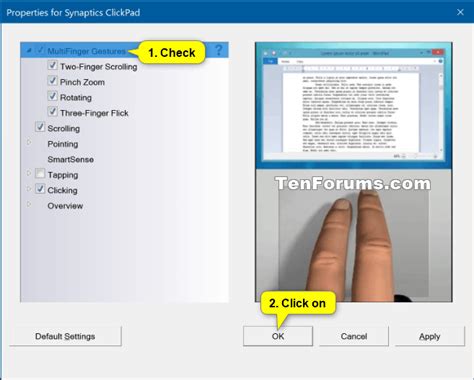 How to enable one finger scrolling windows 10 - swissroom