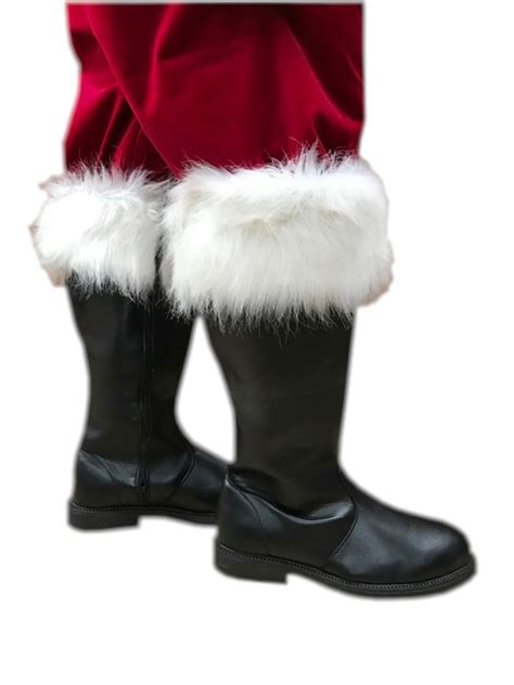 Professional Santa Claus Accessory|Santa Claus Naughahyde Boot