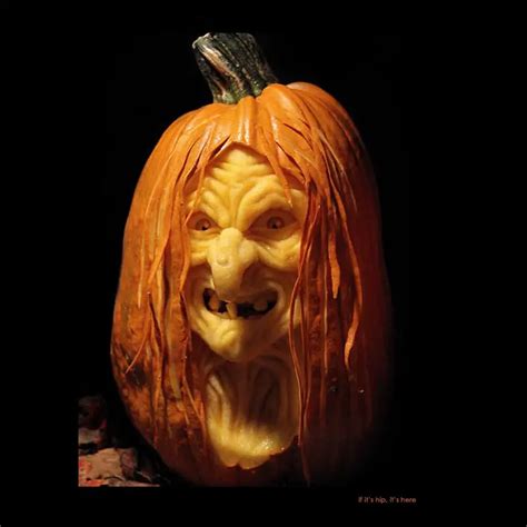 10. Witch pumpkin carving – if it's hip, it's here