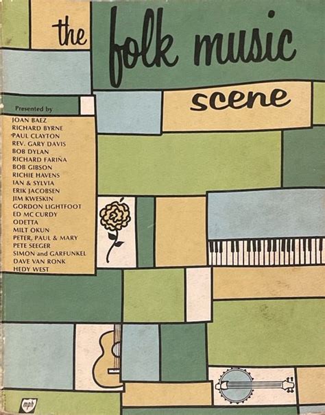 Bob Dylan Folk Music Scene Songbook