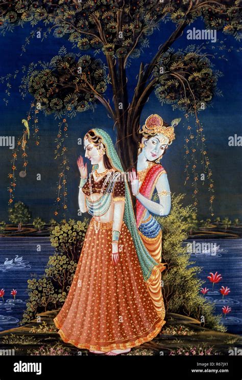 Radha Krishna Paintings Stock Photo - Alamy