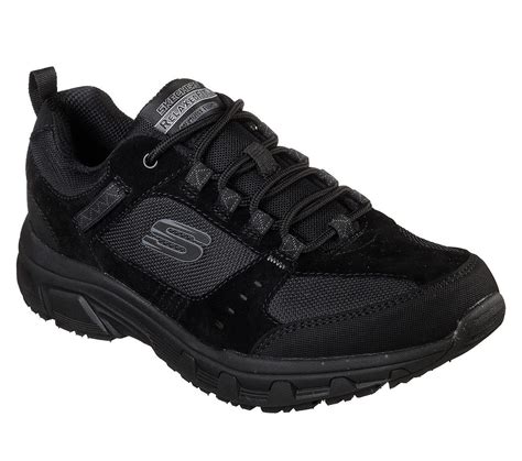 51893 Extra Wide Black Skechers shoes Men Memory Foam Sport Walk Casual Sneaker - Athletic