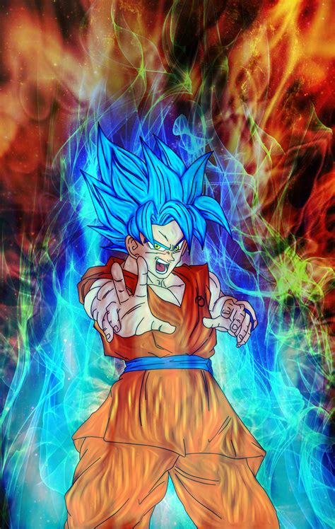 Super Saiyan God Wallpapers (52+ images)