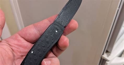 3" Lockback Training Knife by infinitevalence | Download free STL model | Printables.com