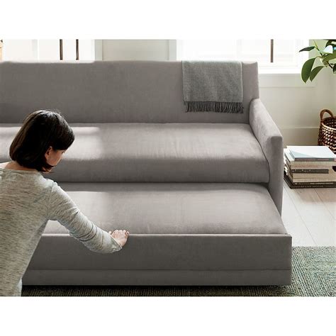 Sleeper sofas best modern twin full queen sofa beds crate barrel – Artofit