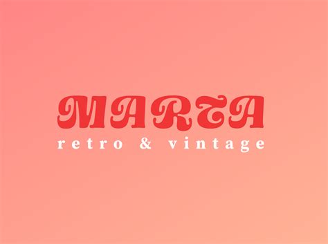 MARTA Retro & Vintage by Logo.Bot on Dribbble