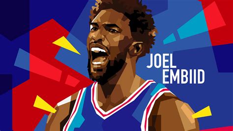 3840x2160 Resolution Joel Embiid Art 2021 4K Wallpaper - Wallpapers Den