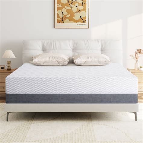 "King Size Madinog 12"" Gel Memory Foam Mattress, More Breathable ...