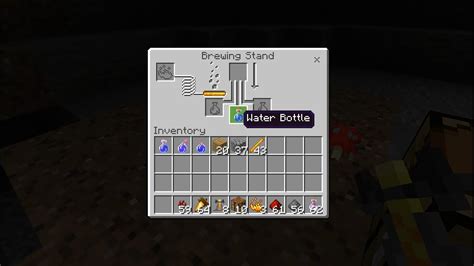 Minecraft Brewing Stand Chart