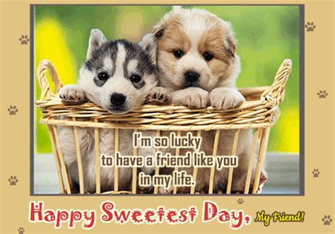 Cute & Sweet Friendship. Free Friends eCards, Greeting Cards | 123 ...