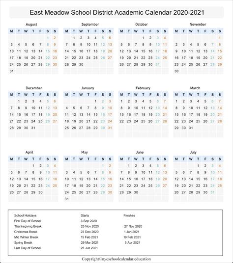 Longwood Academic Calendar