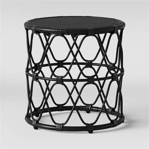Jewel Round Side Table Black - Opalhouse™ | Round side table black, Black side table, Round side ...